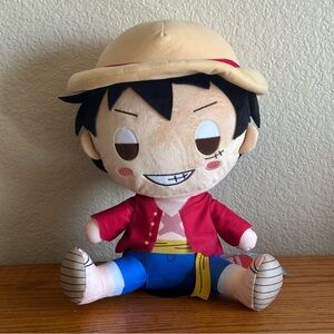 One Piece Luffy Standard Plush 12” Round 1 Exclusive
